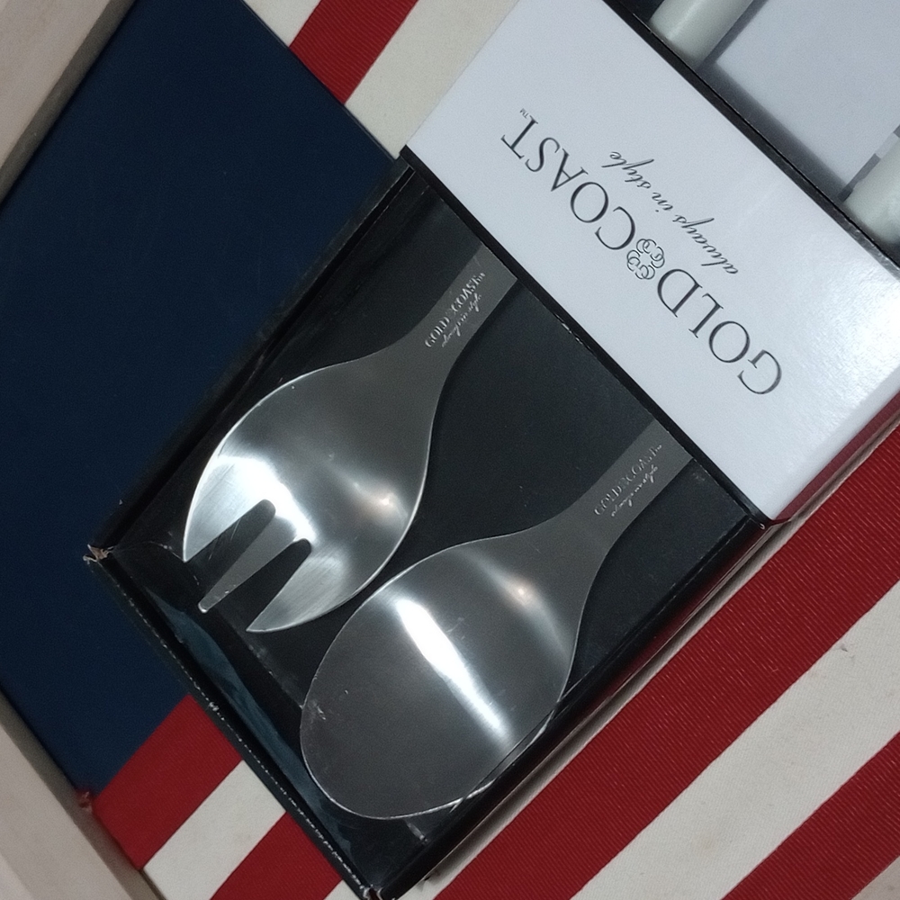 NEW | GOLD & COAST     | 2-Piece Salad Serving Set